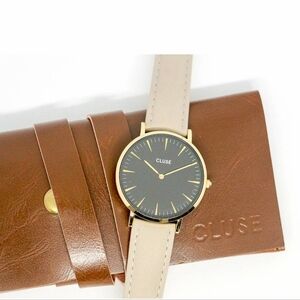 Cluse La Bohème Gold Black/Grey Ladies Watch